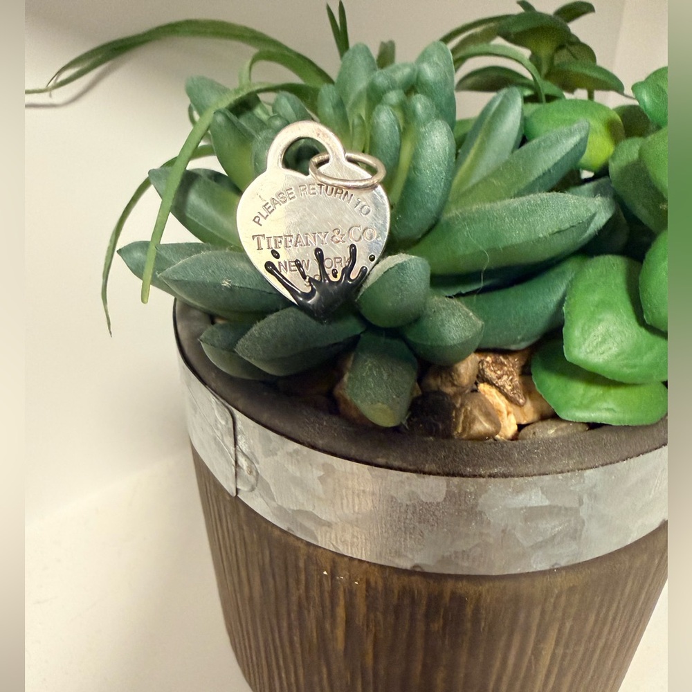 Tiffany & Co. Silver Heart Tag Necklace